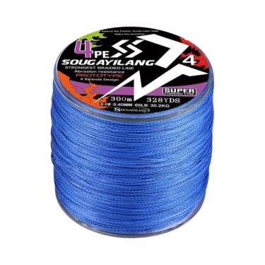 Imagem de Linha De Pesca Trançada Super Forte Sougayilang 300M 500M 8 Fios 4 Fio