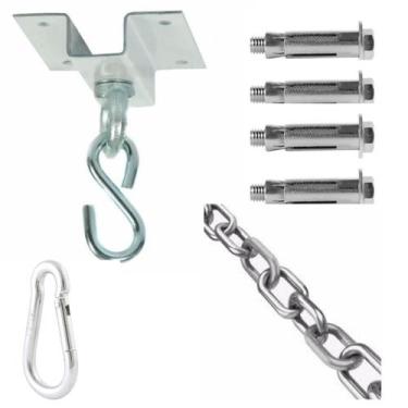 Imagem de Suporte Giratório Teto P/ Saco De Pancada Cadeira De Balanço Suspensa 