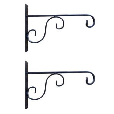 Imagem de Suporte Mão Francesa Para Vaso de Flor Floreira 2 Peças em Ferro na Co