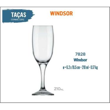 Imagem de 12 Taça Windsor 210Ml - Champanhe Espumante Frisante - Nadir Figueired