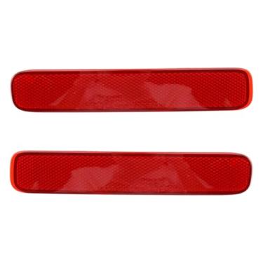 Imagem de Crapyt Capa de luz refletora de para-choque traseiro, tampa de lâmpada de substituição para refletor traseiro esquerdo e direito para 81920-0E021+81910-0E041, compatível com Toyota Highlander 2011