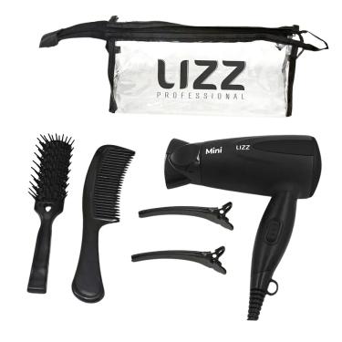 Imagem de Secador Lizz Mini Dobrável Bivolt Automático Preto 1200W