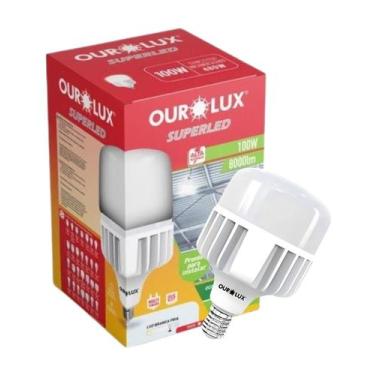 Imagem de Lâmpada LED de Alta Potência Tipo T 100w Base E27 Bivolt Cor da Luz 65