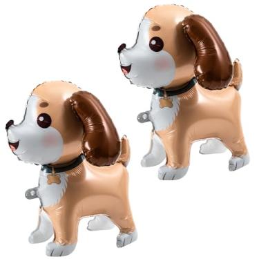 Imagem de Simgoing 2 Pack 3D Puppy Dogs Balloon Jungle Safari Animal Birthday Party Decorations Circus Forest Zoo Theme Baby Shower Birthday Party Supplies