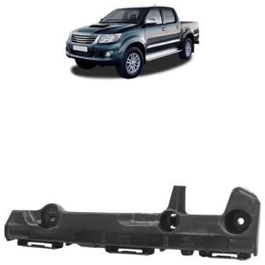 Imagem de Suporte Guia Parachoque Dianteiro Hilux 2012 2013 2014 2015 Preto - Au