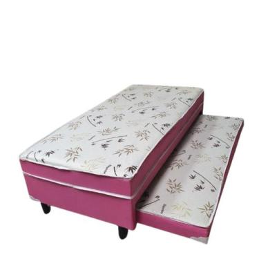 Imagem de Conjugado solteiro com cama auxiliar - RN Cama Box, Rosa