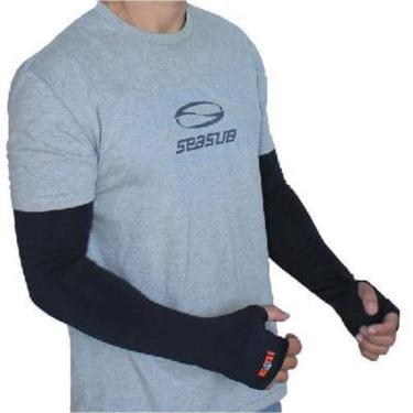 Imagem de Manguito Manga Braço Proteçao Sol Vento Frio Encaixe De Dedo