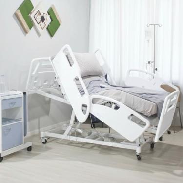 Imagem de Cama Hospitalar Elétrica 9 Movimentos com Altura mínima de 36cm Com Estrutura Reforçada, Articulada com Controle - Para Idosos e Cuidados, Conforto e Segurança