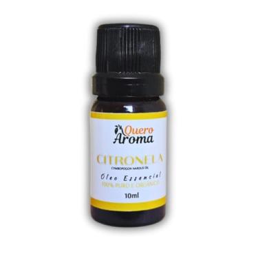 Imagem de Óleo Essencial de Citronela 10ml – 100% Puro e Natural – Ideal para Difusor, Aromaterapia e Repelente Natural – Aroma Cítrico Fresco e Revigorante – Quero Aroma