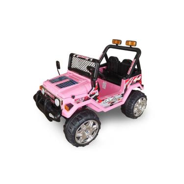 Imagem de Carro Elétrico 12v Infantil Motorizado Mini Jipe Brinquedo Baby Style Rosa