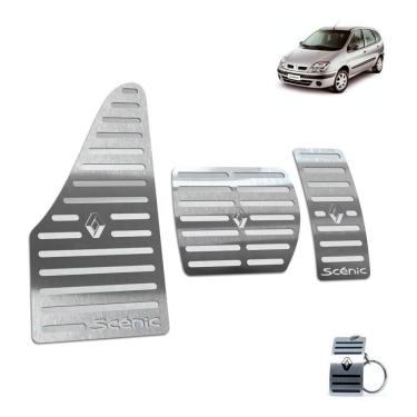 Imagem de Pedaleira Automático Com Descanso Scenic 2001 A 2011 Prata