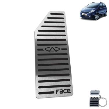 Imagem de Descanso De Pé Chery Face 2010 Até 2015 Aço Inox Preto