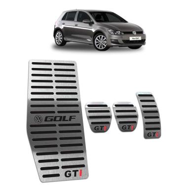 Imagem de Descanso De Pé + Pedaleira Manual Preto Golf Gti 1999 A 2013