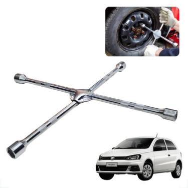 Imagem de Chave de Roda Tipo Cruz De 4 Bocas 17 X 19 X 21 x 23mm - STEELS