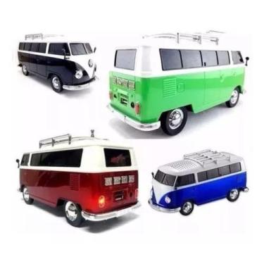 Imagem de Caixa de som bluetooth carrinho de kombi xtrad ws-266bt - KAPBOM
