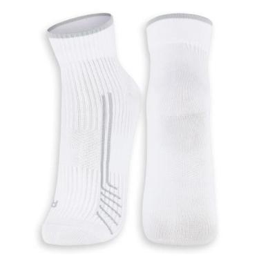 Imagem de Meia Esportiva Cano Médio Lupo 3385-015, Branco, 41/44