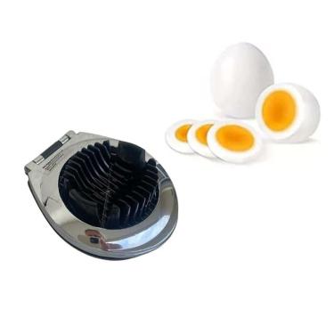 Imagem de Cortador Fatiador De Ovos Em Aço Inox Multiuso Luxo Ernesto