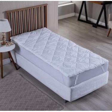 Imagem de Pillow Top Protetor de Colchão 400 Fios Macio SOLTEIRO - Tropical