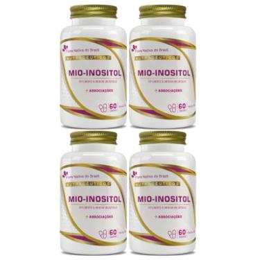 Imagem de Kit Com 4 - Mio-Inositol + Associações 60 Capsulas 500mg Flora Nativa + 1 Provitan DTX