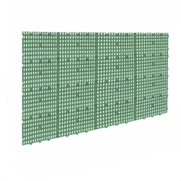 Imagem de Painel de Ferramentas Perfurado Modular 118x69 + 72 Ganchos Pegboard Organizador Oficina Parede(Verde)