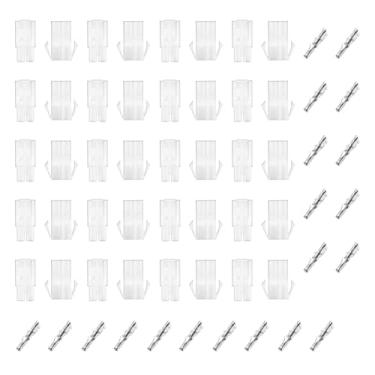 Imagem de Ruimou 20 unidades conectores macho / feminino com terminal compatível com Tamiyas RC veículos / barcos/robôs/aviões