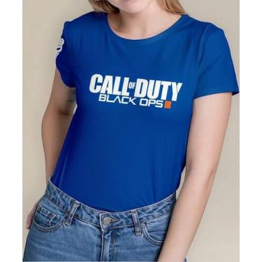 Imagem de Camiseta Camisa Adulto Feminina Masculina Algodão Gamer Jogo Call of D