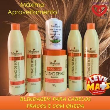 Imagem de  Kit Duplo Completo Tratamento Tutano de Boi DPantenol e Queratina Bli