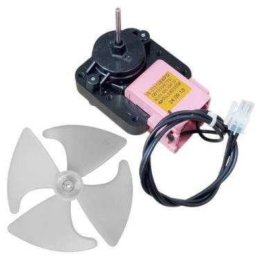 Imagem de Motor + Hélice Ventilador Geladeira Brastemp Consul (Original) - Braza