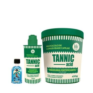 Imagem de Kit Lola Tannic Acid com Shampoo, Máscara e Danos Vorazes Óleo Reparad