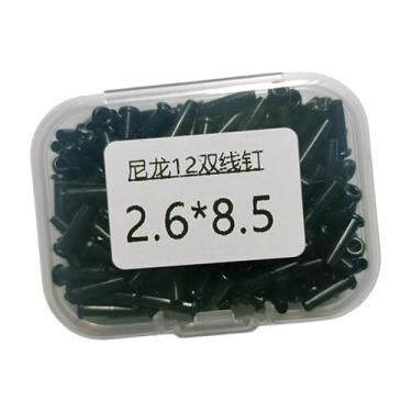 Imagem de RNXRZANK Kit de Ilhós para Raquete de Badminton com Protetores de Corda de Náilon, Ilhós de Linha de Corda Dupla, Ferramentas de Reparo E Manutenção de Raquete, 2.6 X 8.5 Mm