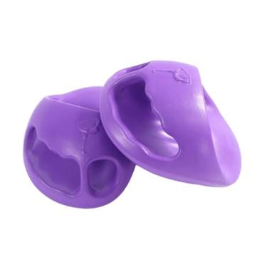 Imagem de Wzmzjy Sapatos Antiderrapantes Macios com Estampa de Garra de Gato para Uso Interno, para Mulheres E Meninas Adultas, ótimos para Exercícios, Roxo