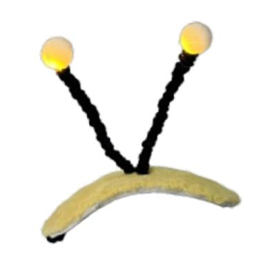 Imagem de Pegciuho Decoração para Capacete de Esqui Tentáculos Acessório para Capacete Flexível Leve Dobrável Ornamento Fácil de Instalar Poliéster Adequado para Esqui C, Abelha Amarela