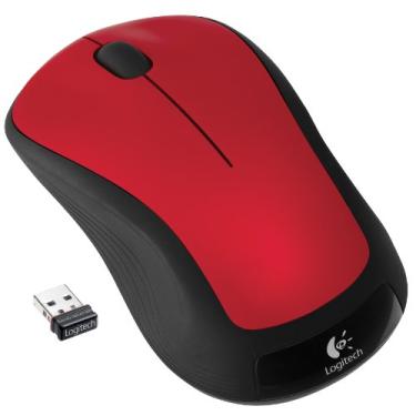 Imagem de Mouse sem fio Logitech M310 (vermelho chama)