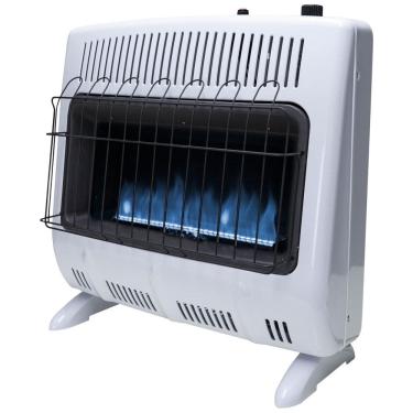 Imagem de Aquecedor a Gás Portátil 30000 BTU com Controle de Temperatura, Aquece até 41 m2, MR. HEATER F299730, Branco
