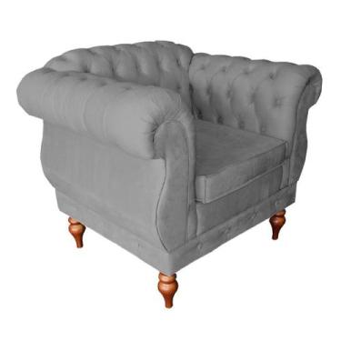 Imagem de Poltrona Leonor Capitone  Para Recepção Sala De Espera Sala De Estar S