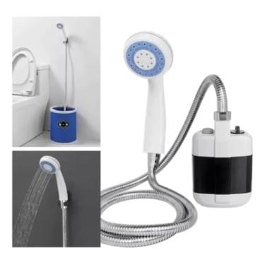 Imagem de Chuveiro Portátil Recarregável Para Camping, Aventura, Pesca, Praia e Viagens, Ducha a Prova D’água USB