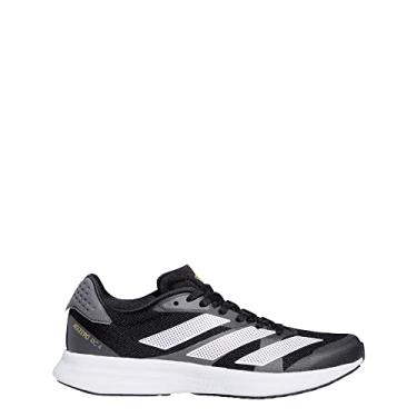 Imagem de adidas Tênis de corrida masculino Adizero RC 4, Núcleo preto/nuvem branco/cinza seis, 37