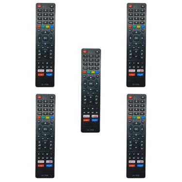 Imagem de Kit 5 Controle Remoto Compatível Philco Smart TV Netflix Youtube 32, 40, 43, 50, 55 e 58 polegadas PTV49F68DSWN PTV75E30DSWNT PTV86E30DSWNT 49F68 / 50F60SN