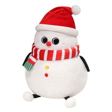 Imagem de Boneco de neve de desenho animado de boneco de pelúcia de 40 cm - tema de Natal
