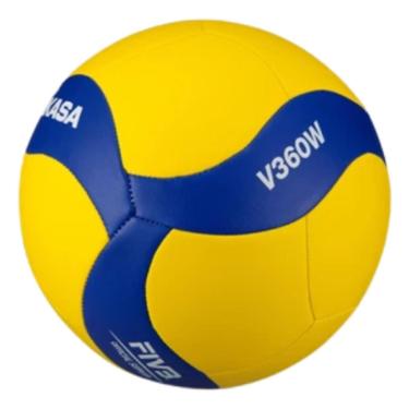 Imagem de Bola de Vôlei Mikasa V360W FIVB Amarelo e Azul-Unissex