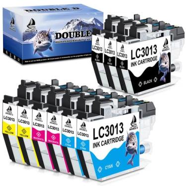 Imagem de Cartuchos de tinta DOUBLE D LC3013 compatíveis com Brother 9 Pack