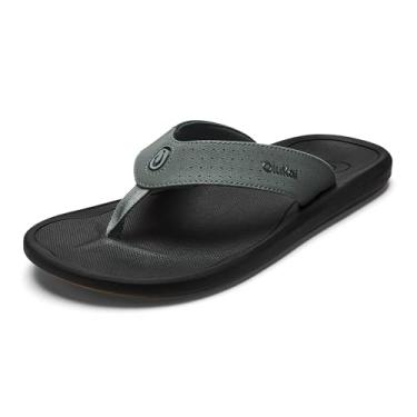Imagem de OLUKAI Chinelo masculino Ki'i, Rock/Lava Rock, 46