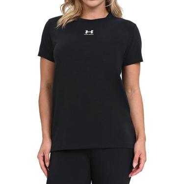 Imagem de Camiseta Feminina Under Armour MC Campus Black - 138364-Feminino