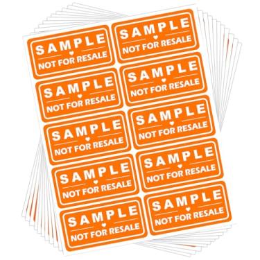 Imagem de Amostra, não serve para etiquetas de revenda, 2,5 x 5 cm, não para adesivos de revenda para inventário, loja de varejo (500 peças)