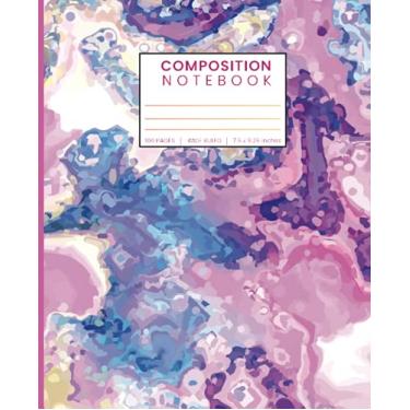 Imagem de Marble Composition Notebook: A Pink Marble Cover College wide Ruled | Perfect As Note Books Or Exercise Books For School and College. Also, For School ... School or Home School or College Students