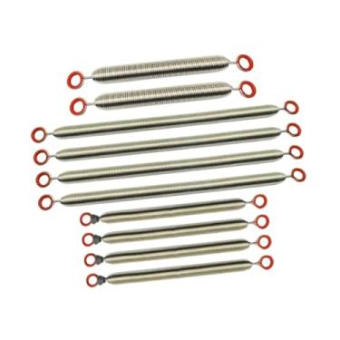 Imagem de Colaxi 10 peças de acessórios de mola de tensão de mola de reformador de Pilates, substituição de equipamento de resistência de Pilates para exercícios de