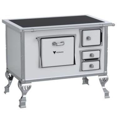 Imagem de Fogão a Lenha GII N 2 Premium Branco Saida Esquerda