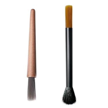 Imagem de Escova de limpeza para moedor de café - Acessórios para escova de café expresso para limpeza de pó Escova de limpeza de máquina de limpeza também