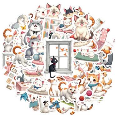 Imagem de 50 peças de adesivos fofos divertidos e aconchegantes de brinquedo DIY adesivos divertidos para guitarra, laptop, capacete, skate, telefone, laptop, scrapbook, bicicleta