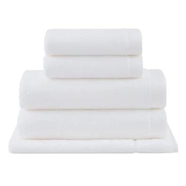 Imagem de Jogo toalha de banho gigante 5 peças dual air - buddemeyer, Branco 101